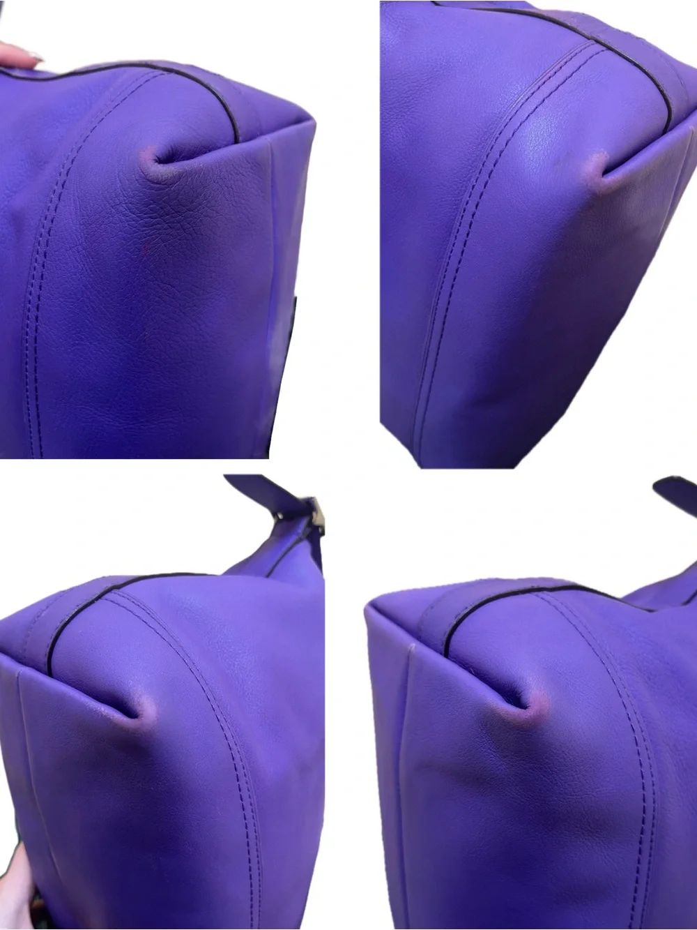 🪻SOLD🪻 Coach Legacy Molly East West Purple Satchel - Picture 9 of 16